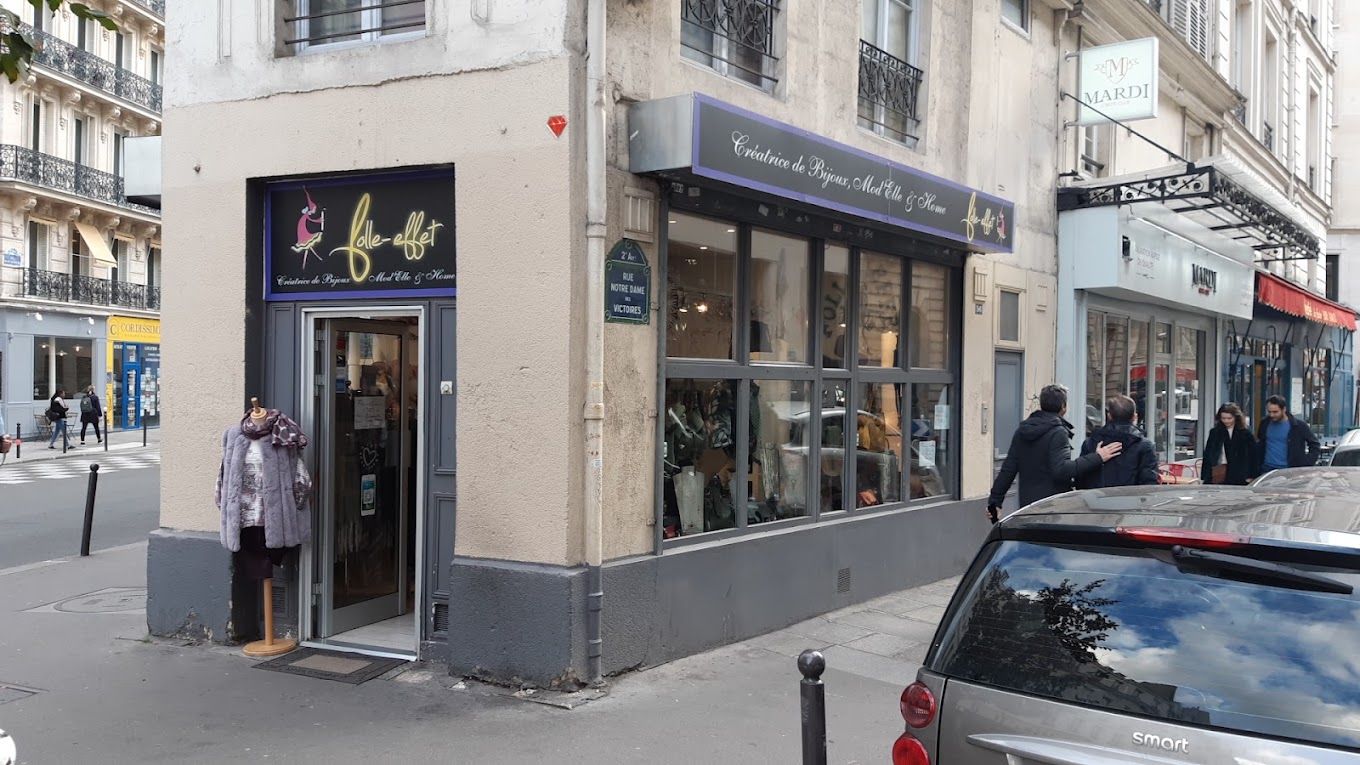 Boutique d'angle – Bijoux, mode & accessoires – Paris 2e – Appel d'offres