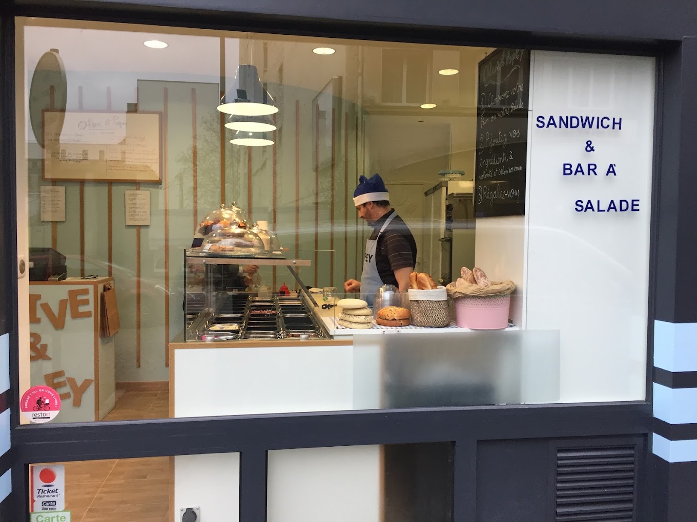 Olive & Popeye — Sandwicherie • Restauration rapide à céder – 187 rue du Faubourg Saint-Honoré – Paris 8ᵉ - Photo 3